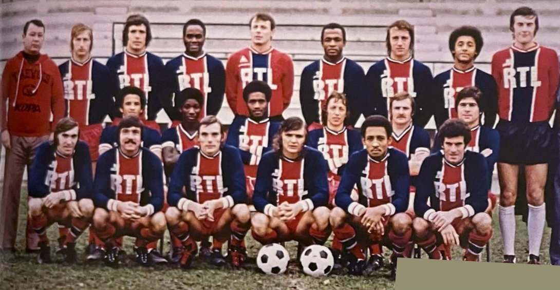 Stb2506 on Twitter "Effectif et maillots @PSG_inside saison 19751976
