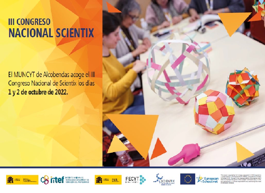 Scientix ES (@scientix_es) on Twitter photo 🔊¡Ya estamos preparando 🚧 el III Congreso Nacional #Scientix! 🌱🧪🧬<a href="/FECYT_Ciencia/">FECYT</a>  <a href="/scientix_eu/">Scientix</a>
🗓Será el 1️⃣y 2️⃣ de octubre 
📍En el MUNCYT de Alcobendas
🔗Más ℹ️ en las próximas semanas 🔊¡Ya estamos preparando 🚧 el III Congreso Nacional #Scientix! 🌱🧪🧬<a href="/FECYT_Ciencia/">FECYT</a>  <a href="/scientix_eu/">Scientix</a>
🗓Será el 1️⃣y 2️⃣ de octubre 
📍En el MUNCYT de Alcobendas
🔗Más ℹ️ en las próximas semanas
