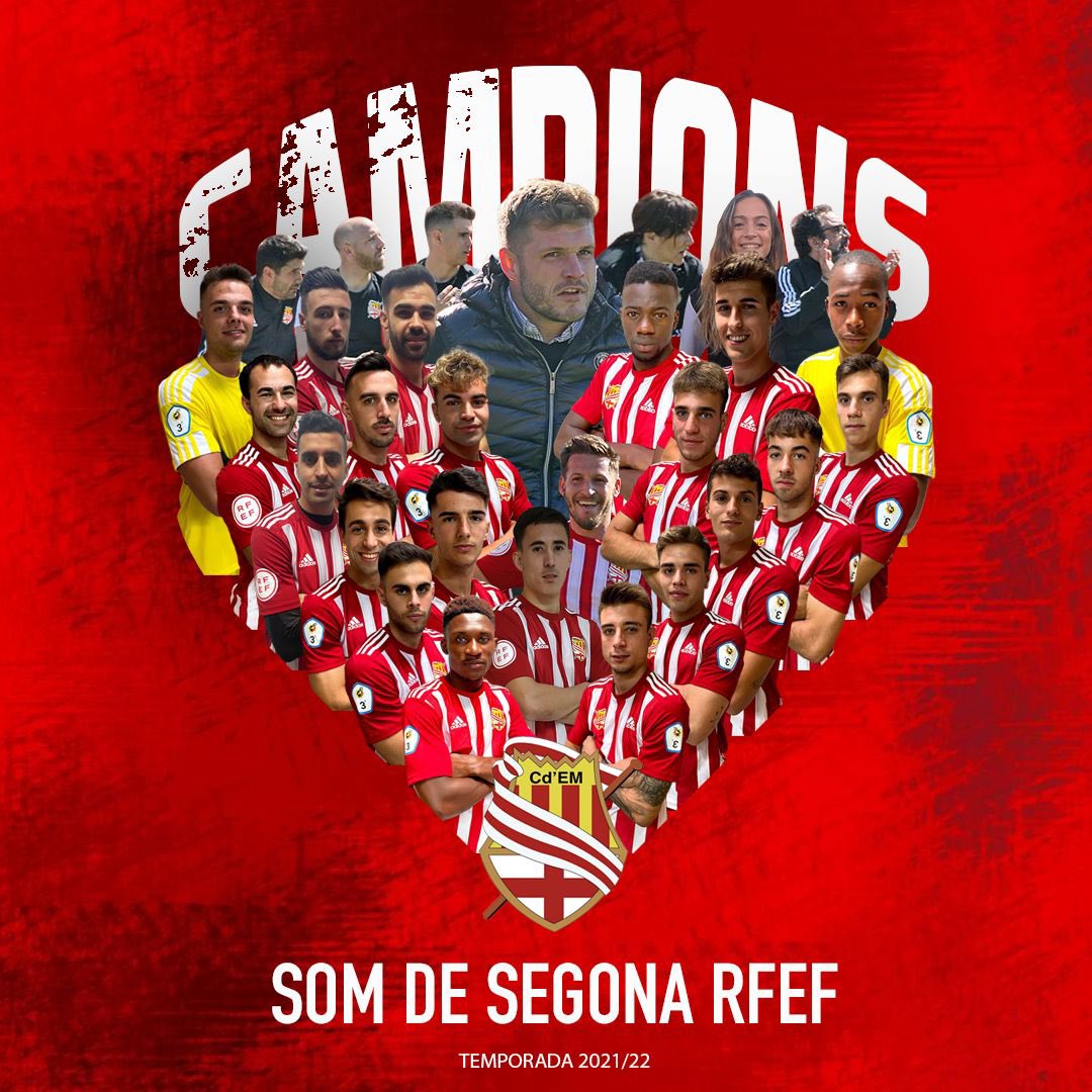 ❤️🤍 La il•lusió mou muntanyes!

🤯🤯🤯Per segona vegada, en 116 anys d’història, som campions de Tercera Divisió.

🔥🔥🔥Felicitats, equip! Sou un exemple de treball, sacrifici i perseverança. Manresa està orgullosa de vosaltres.

🔝🔝🔝Som equip de Segona RFEF!

#TrioManresa