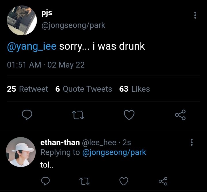 enhatanxt's tweet photo. a #jaywonki one tweet AU where in...

WARNING:
-pure fiction
-ignore time stamps
-no intention to hate the characters
-wrong grammar's
-vulgar words are mentioned https://t.co/sRKMUrTv3m