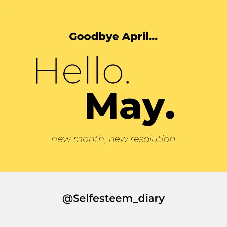 iseea_nig's tweet photo. It's a new month!π
Got any resolutions to share with us?π€
#newmonthnewgoals #selfesteemdiary #monthofmay2022 #mayresolutions https://t.co/ugA8V1GPk8