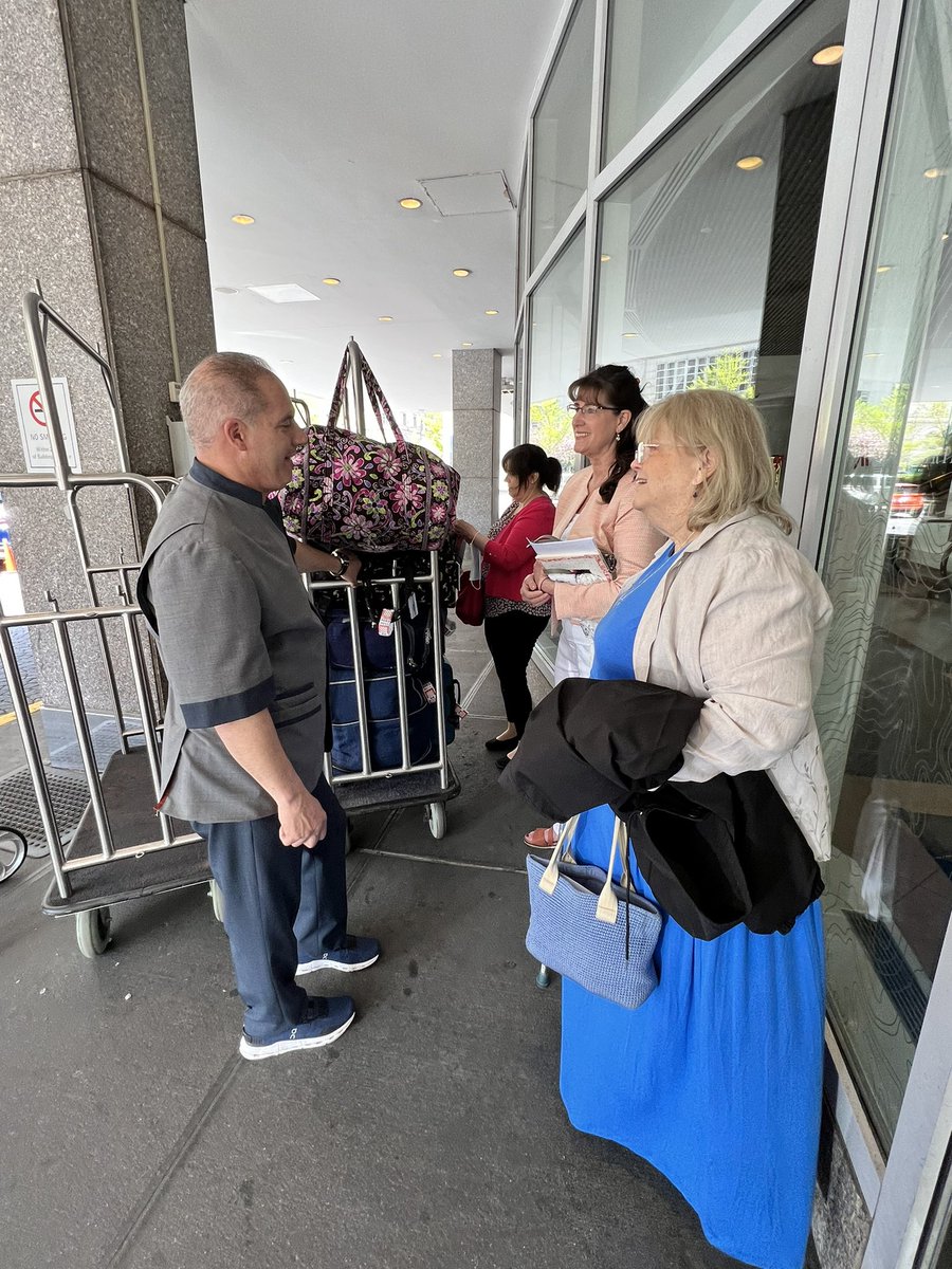 belle41636's tweet photo. Tags are being added to our baggage. This is getting real ladies #girlfriends #susanbranch #queenmary2 #Englandbound2022 https://t.co/NbnaPvOcZx