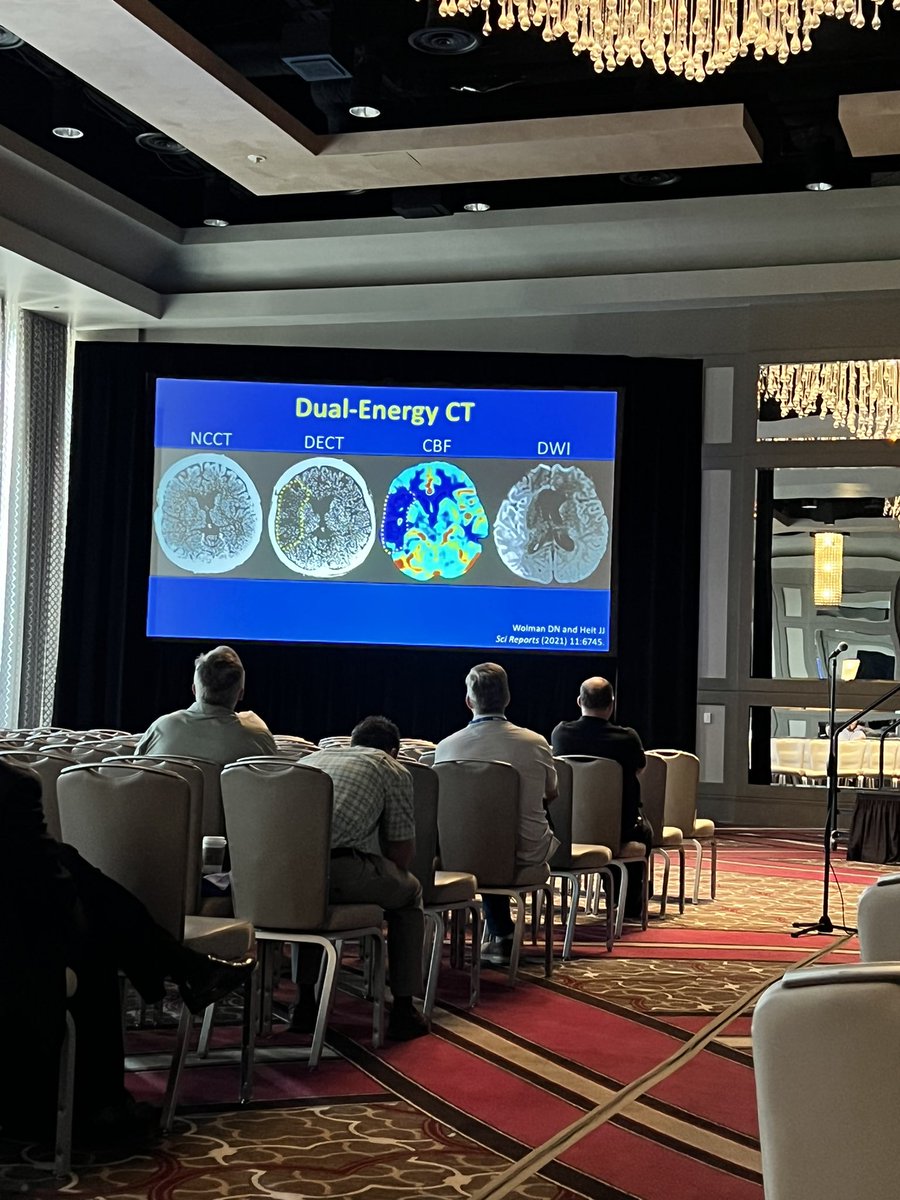 arun_chock's tweet photo. Using dual energy CT to accentuate cerebral edema in stroke #ARRS22 https://t.co/bbpKAxCQwL