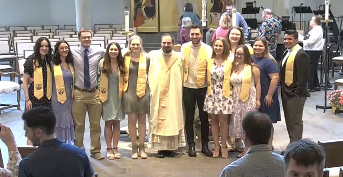 CCUPtoledo's tweet photo. This weekend we are proud to recognize the students of our parish who have completed four years of participation in our Christian Leadership Program. 
#CCUPtoledo https://t.co/WBpNhvzWL0