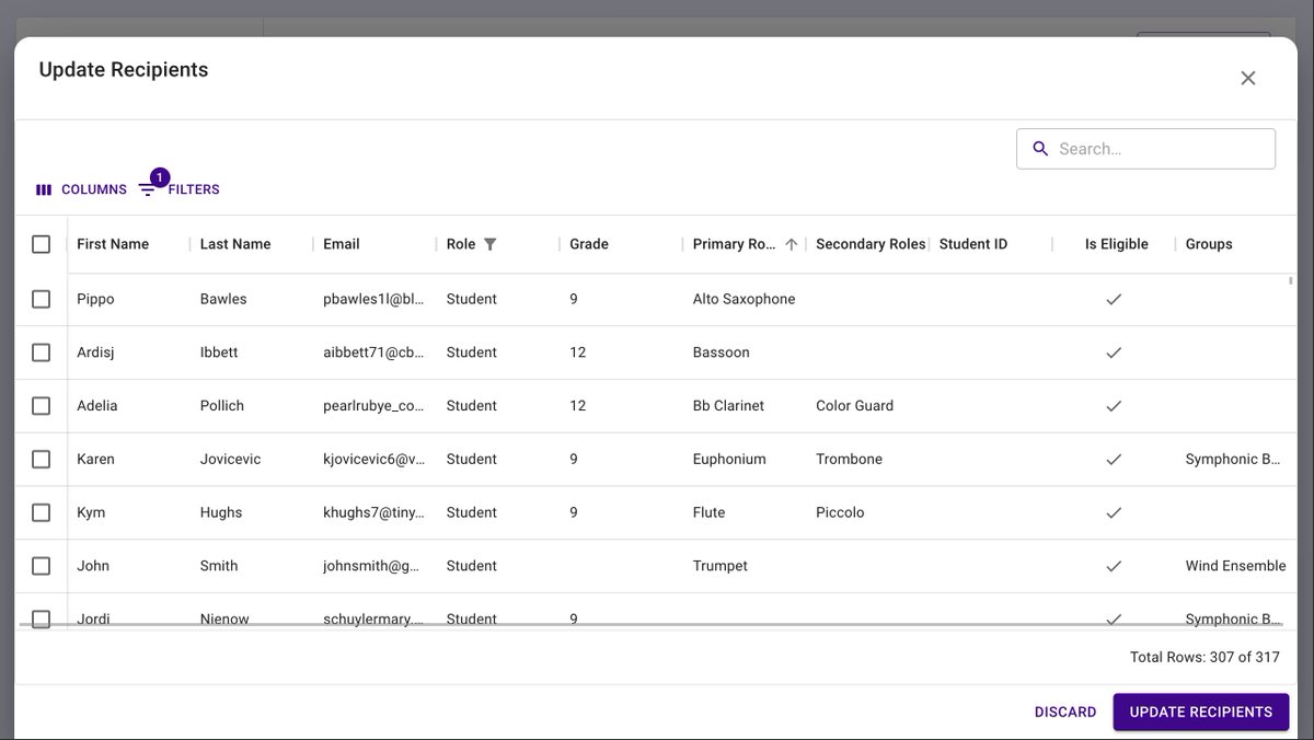 PrestoAssistant's tweet photo. New change alert! The People Picker that slides up from the bottom now has updated features: more data, multiple filters, draggable columns, ability to hide columns, and all data shown (no more pages). We hope this improvement helps directors move faster!
.
.
.
#PrestoAssistant https://t.co/gPk9X0hFob