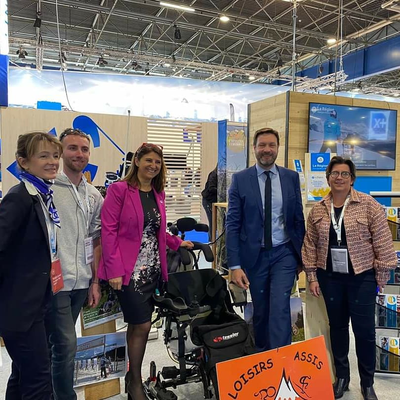 Merci aux entreprises exposantes à nos côtés, <a href="/OfficialSwincar/">Swincar</a>, Joëlette and Co - by Ferriol-Matrat Tessier.