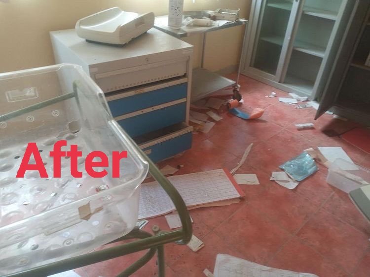 Alawikedir's tweet photo. A German-constructed and equipped hospital(#Target Hospital) in #Koneba was stripped, and thousands of houses were burned and destroyed by #TPLFTerroristGroup 
#AfarUnderAttack https://t.co/4ROyNmrsmb