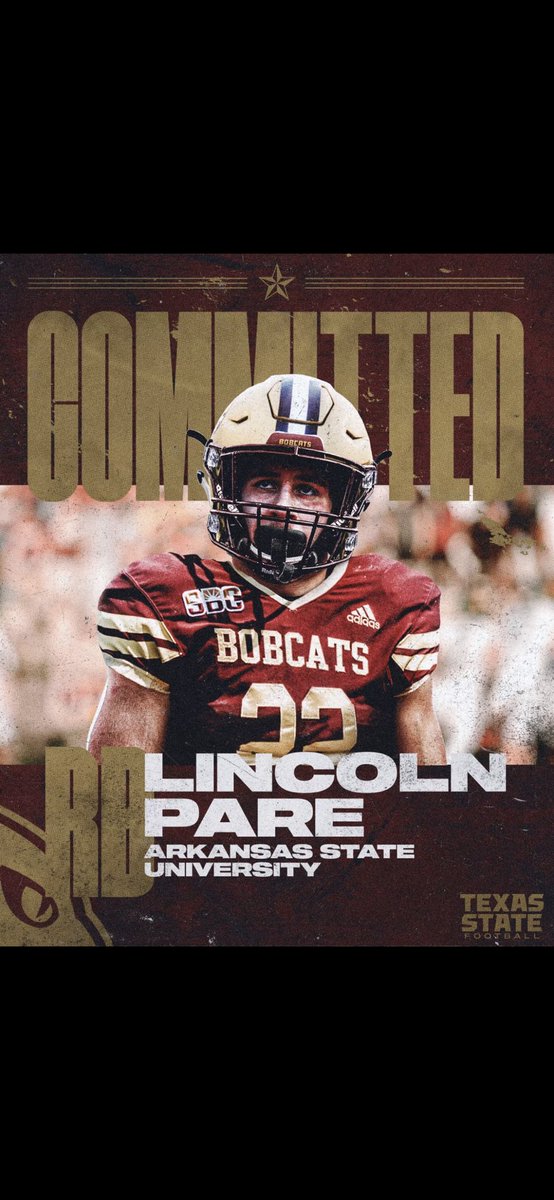 100% Committed I’m ALL IN☑️ <a href="/TXSTATEFOOTBALL/">Texas State Football</a> <a href="/JakeSpavital/">Jake Spavital</a> @CoachFlemTXST #EatEmUp #Home
