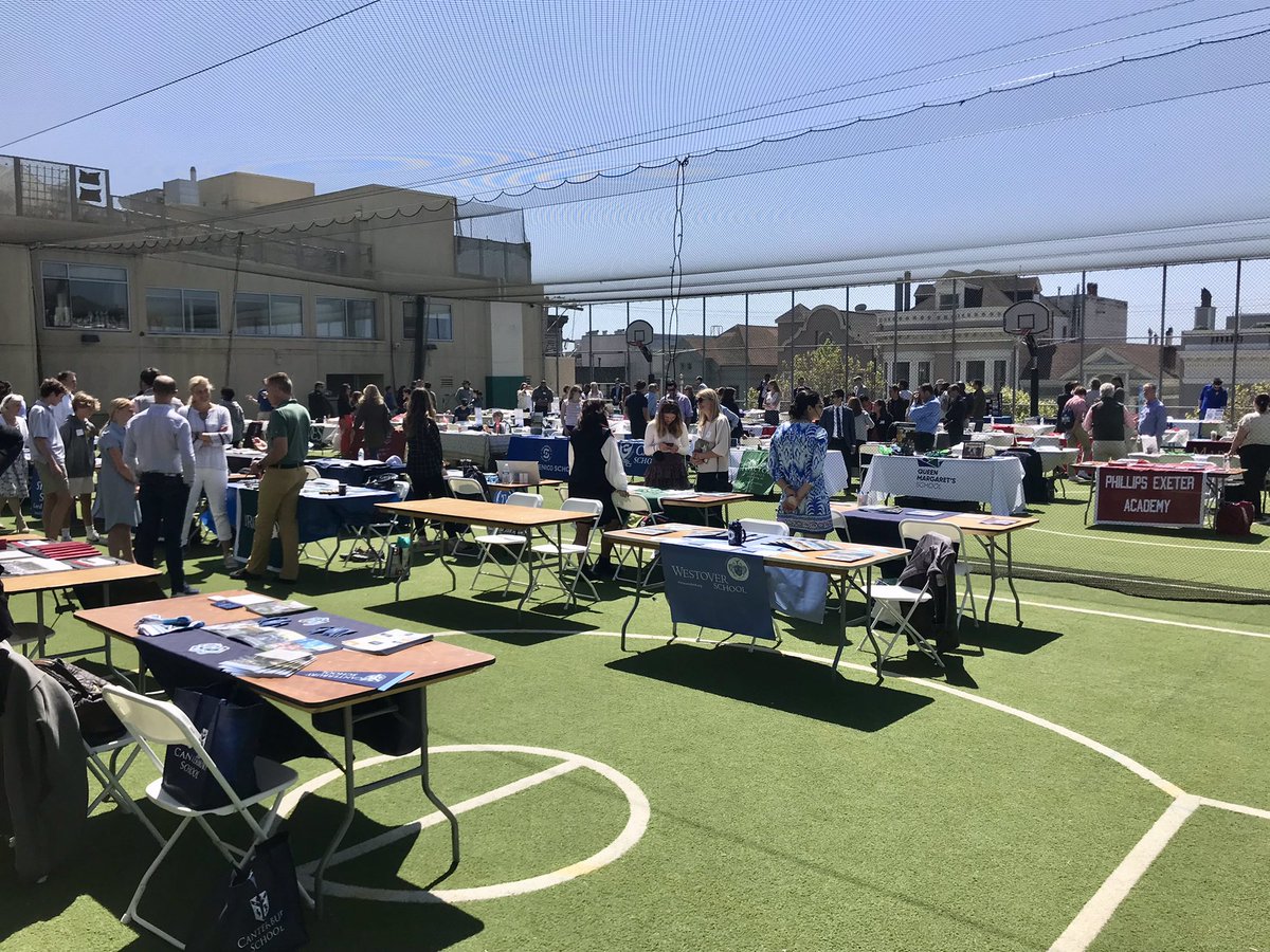 WestoverApply's tweet photo. @WestoverApply is exhibiting @TheTownSchool fair in San Francisco, come visit us to learn more about all about  @WestoverSchool #ConfidentlyConnected student programs! https://t.co/iJU040EH5b