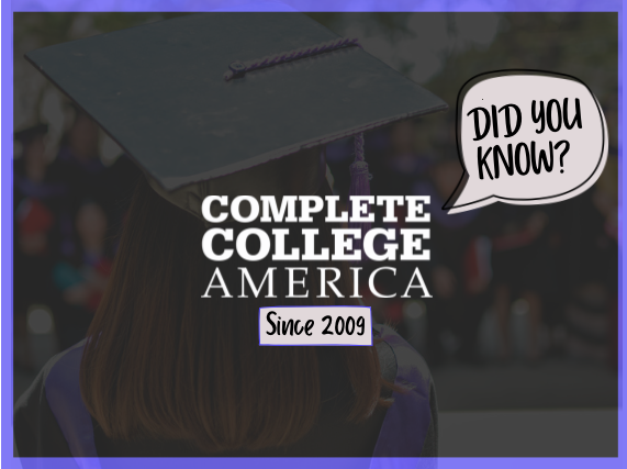 #DidYouKnow On May 1, 2009, CCA's name was founded as the National Consortium for College Completion, Inc.? Our name changed to Complete College America, Inc. on Dec. 30, 2009. Learn more about CCA: completecollege.org/about-us/ #CCADoesTheWork