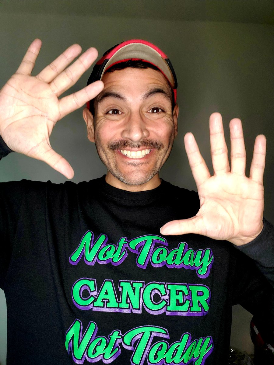 CoachW_D's tweet photo. TEAM SHIMMY UPDATE
10 months CANCER FREE today!!! Let's make May 3rd #TeamShimmyTuesday to celebrate! Wear your #TeamShimmy shirt or lime green or purple!
I 💚 💜 y'all!
#HIGHKICKCANCERSBUTT
#NotTodayCancerNotToday https://t.co/TDn9H984D4