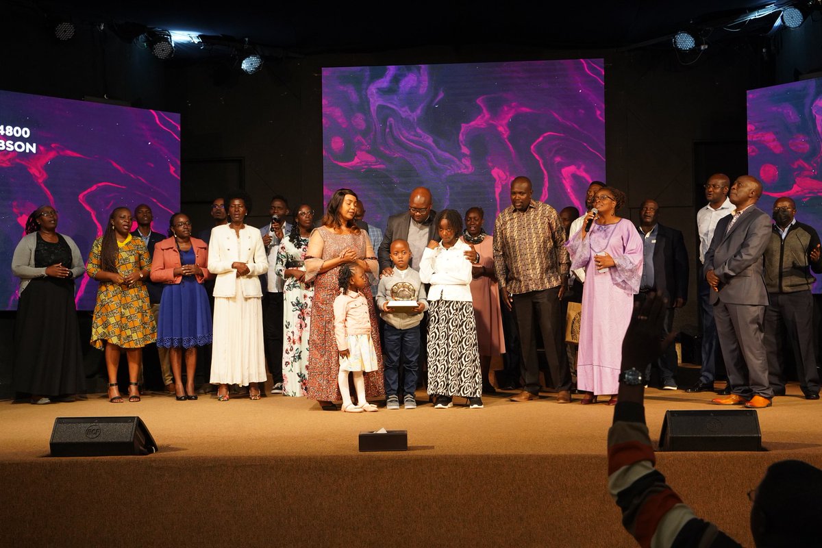 icc_nairobi's tweet photo. 5 years ago, in 2017, Reverend Gibson Anduvate and his wife Liz Anduvate were installed as our senior pastors and today we took a moment to celebrate Rev Gibson and his family for courageous leadership and audacious faith.

#CelebrationSunday
#BreakingNewGround https://t.co/x0U9N74clQ