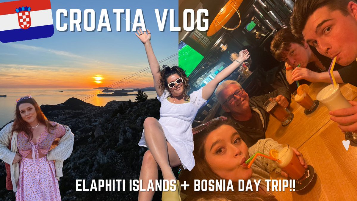 CROATIA TRAVEL VLOG (2) | Surprising my fam with a holiday - 3 Island Boat Tour &amp; A Road Trip in Bosnia!!! youtu.be/ZdDROktkqBc #travelvlog #croatiavlog