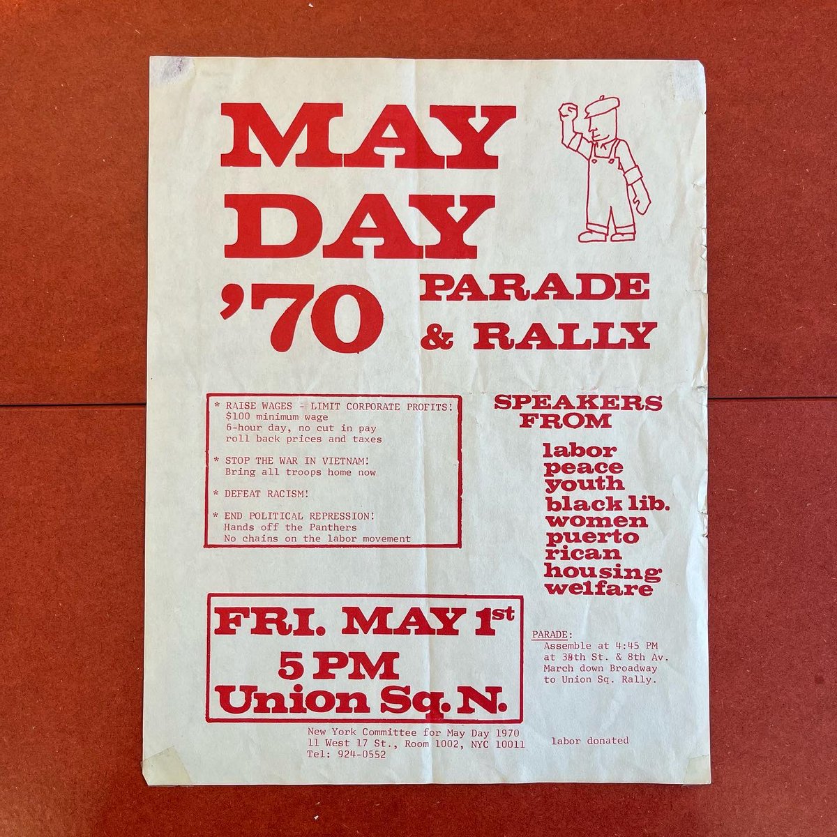 InterferenceArc's tweet photo. Happy May Day from the archive ♥️✊🏻 https://t.co/q9pr2JTDAE