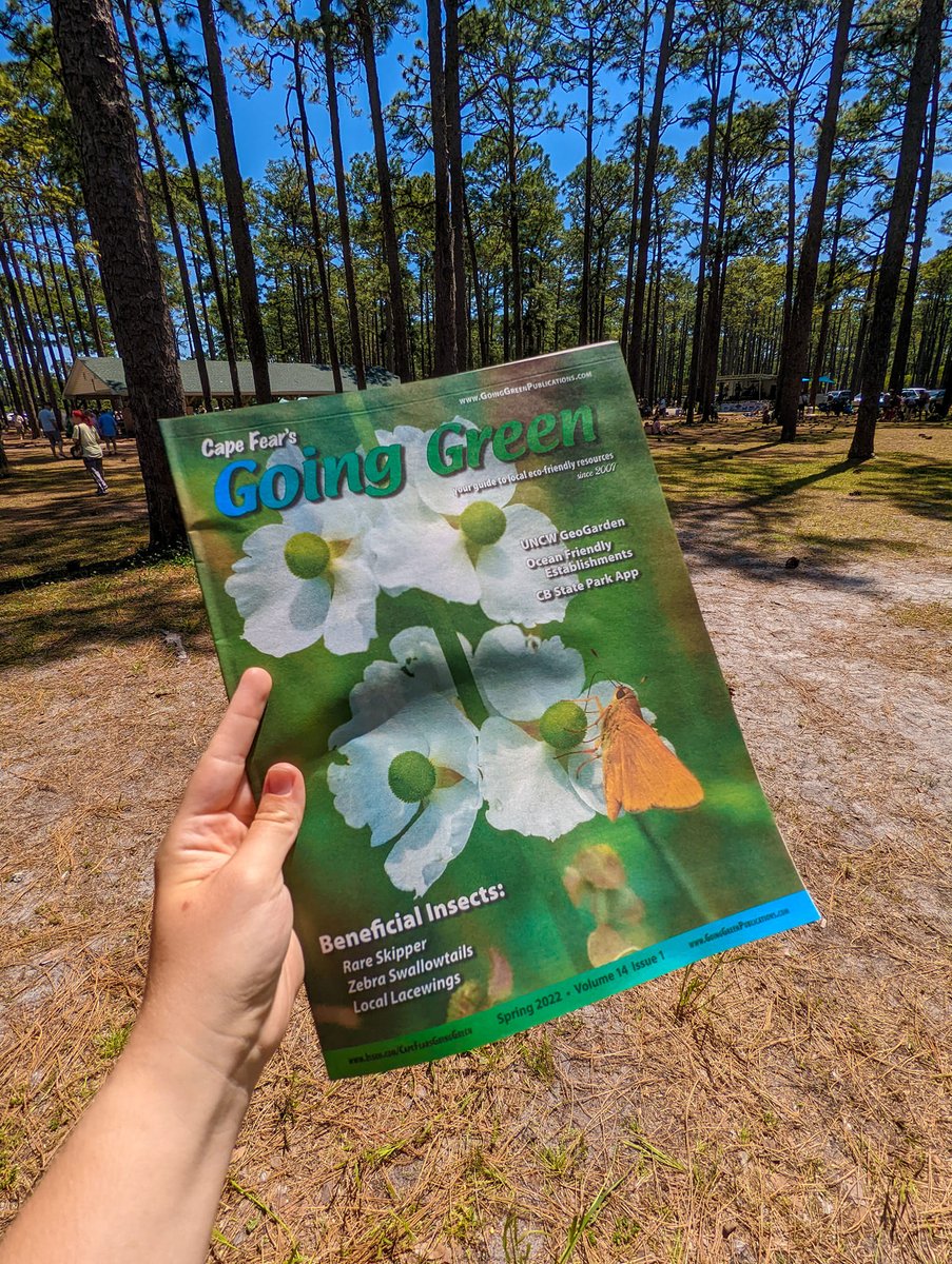Have you read the spring issue of Cape Fear's Going Green yet? If not, you can read online at issuu.com/capefearsgoing… or you can grab a copy at any of the following locations:
Old Books on Front St, Tidal Creek Co-op, many Food Lion and Harris Teeter locations, &amp; more!