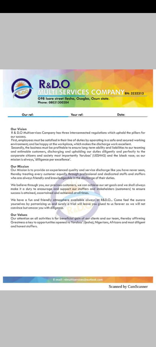 R and D. O Multiservices tweet media