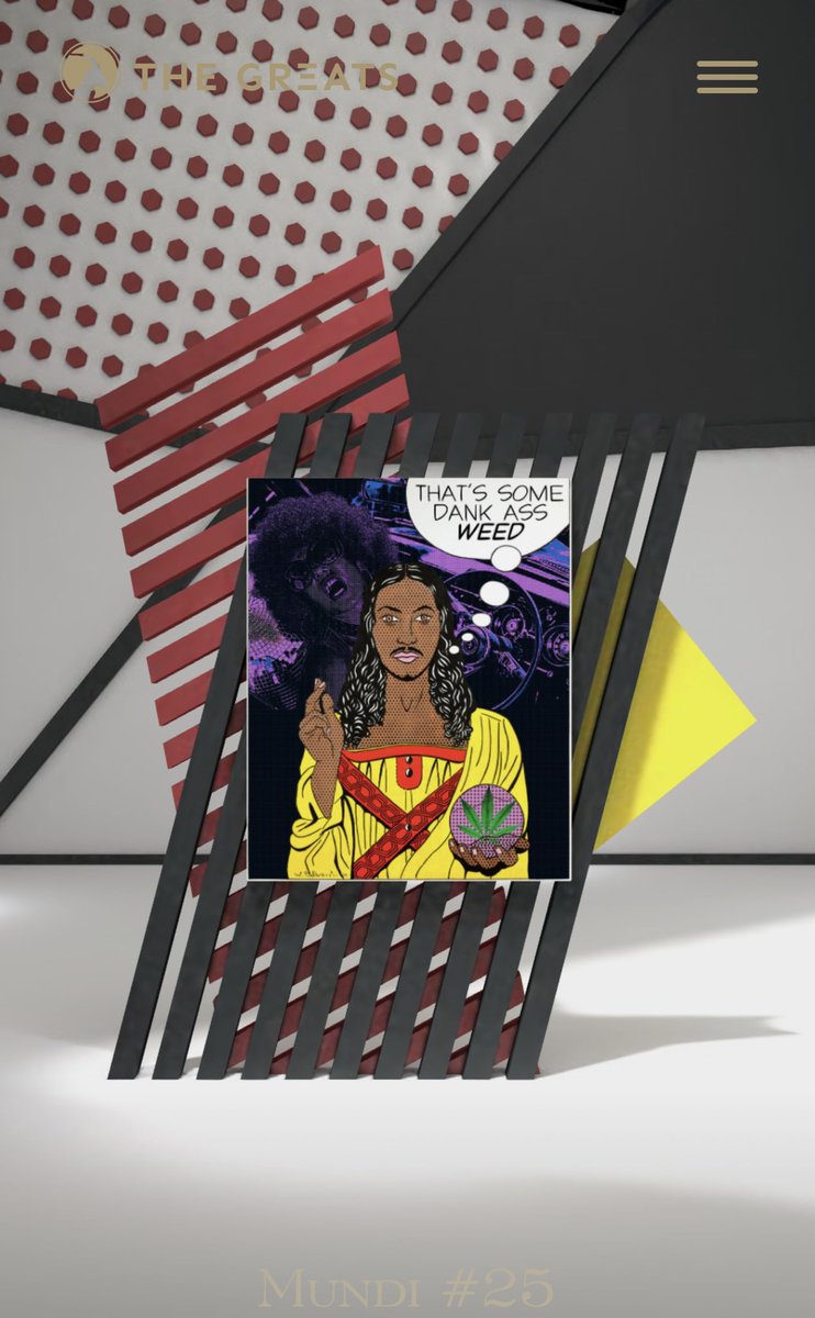 View your own Mundi in exhibition mode on our website greats.art