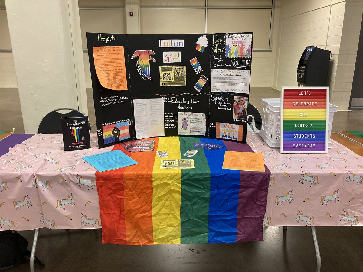 FultonHSArt's tweet image. GSA is excited to participate in the @MuseKnox MAPping Our Futures carnival! Come to the Jacob Building in Chilhowee Park today until 5 pm to learn about school and community organizations and enjoy games and concessions.