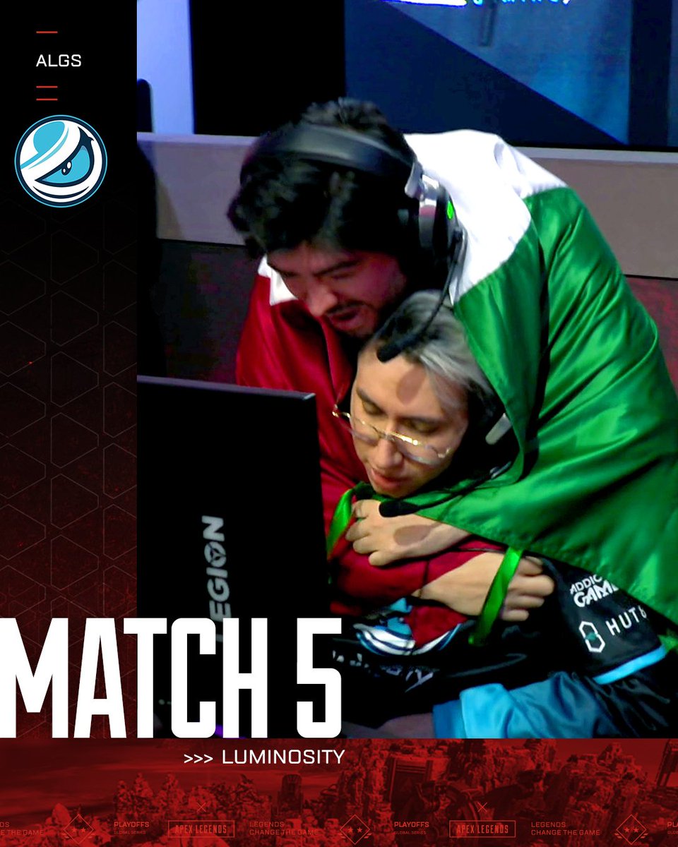 Gemasoft's tweet photo. Pelearon hasta el final como los grandes @Luminosity todo México esta orgulloso de ustedes! 6to Lugar y $45,000! @NMEgoX @PistilloMx @NeazulYuuji @Yanya______ 🇲🇽🇲🇽🇲🇽 #ALGS  MUCHAS FELICIDADES! https://t.co/c8jOG6jWsf
