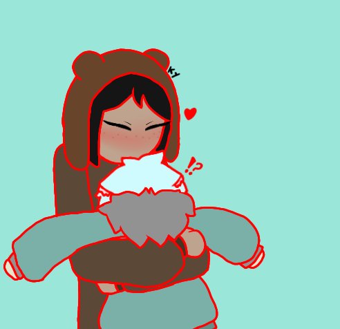YuriHanita_'s tweet photo. when kohana sees copo new design:

(inspired by an undertale comic) https://t.co/NplvACayi6