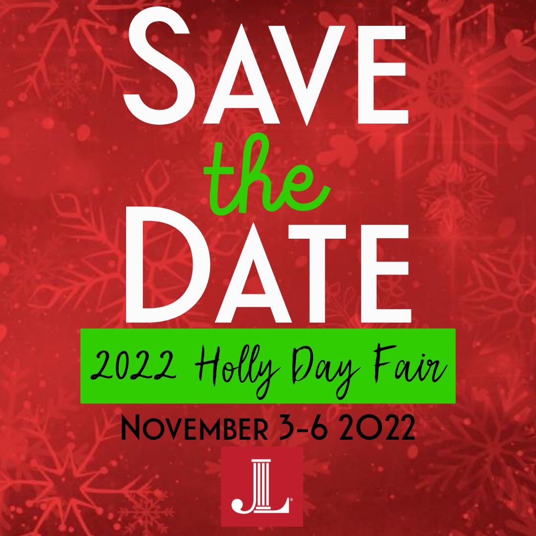 The Junior League of Fayetteville is excited to announce planning for the 55th annual Holly Day Fair has now begun!!! We cannot wait to see all of our loyal shoppers and new friends this November! #hollydayfair #55thyear #comingsoon #savethedate #juniorleague