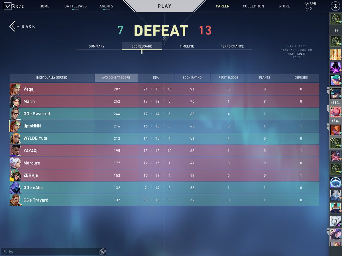 Finale <a href="/GGE_Esport/">TEAM - GGe / LFO</a> vs <a href="/LAPUENTAvlr/">LA PUENTA</a> 
0/2 GG à eux !

Top 2 🏆🥈 de cet OTF avec 1 semaine de taff, j'ai pris le lead d'une équipe après 5ans sans l'avoir fait. On a montré de très belle chose.

Cya kiss ♥

<a href="/SsjYuta/">YUTA</a> <a href="/nAhA2K/">nAhA</a> <a href="/Swarred/">Swarred</a> <a href="/Trayardx/">Trayard</a> <a href="/Volt3n1/">Volt3n</a> @herozer1_