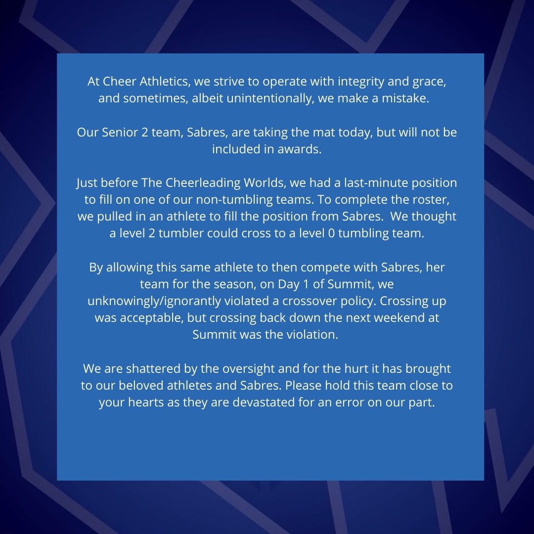 Our hearts are broken for our beloved Sabres