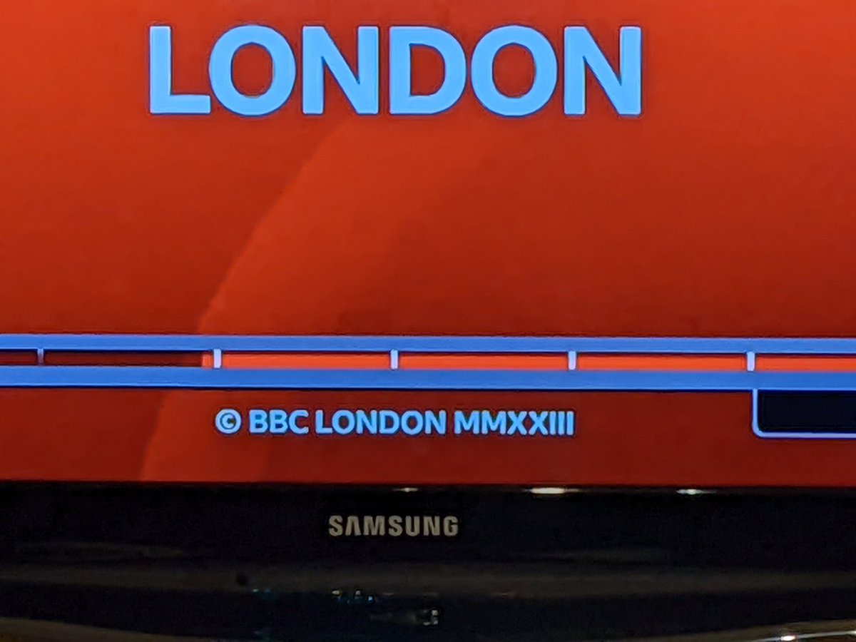 ReallyAlison's tweet photo. @BBCOne Watching the 10pm news and the London News team seems to think it's 2023. What's all that about?

#typo #timetravel #future https://t.co/1Q7M3zoEUw