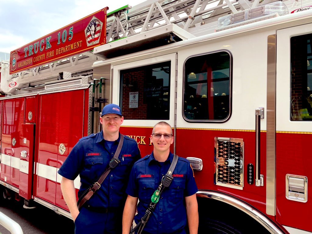 landucabrer's tweet photo. Thanks to the friendly members of @ArlingtonVaFD Station 105 for taking a moment to pose for Kindergartners who are learning about the importance of community helpers like you as part of @APSVirginia curriculum! Glad to have you as #FirstResponders in our community. Be safe 🙏🏽 https://t.co/EW6FxvZtCA