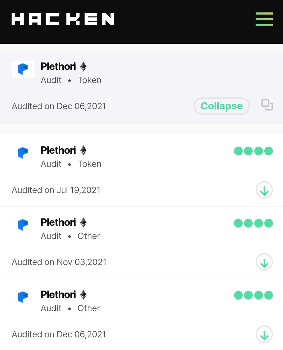 PLEcommunity's tweet photo. #Plethori x #Hacken Token Security https://t.co/hEJzAw4rlE