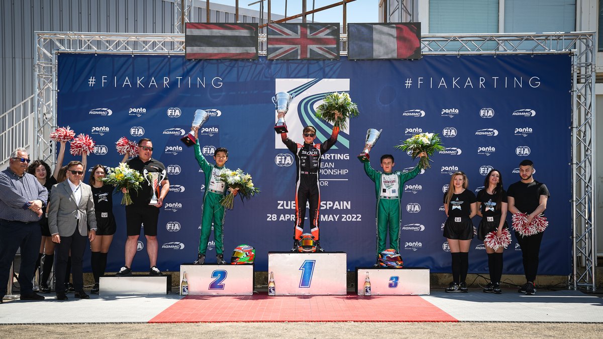 #FIAKarting - Two British drivers won on the track, Nathan Tye in OK-Junior and <a href="/JoeTurneyRacing/">Joe Turney Racing</a> in OK at <a href="/cizuera/">Circuito Internacional de Zuera</a> 🇪🇸 ⬇
fia.com/news/fia-karti…