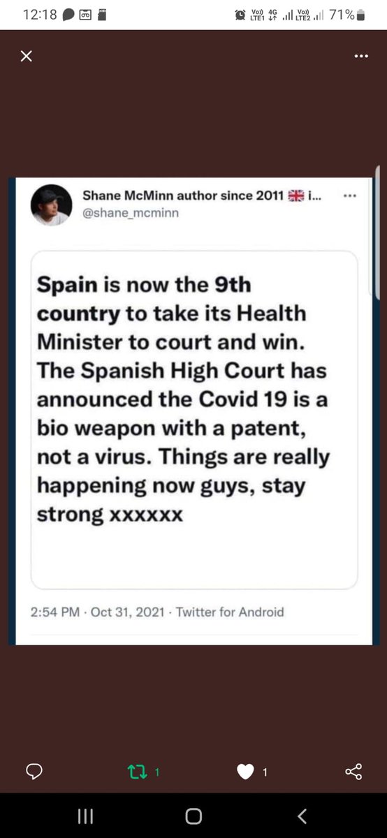 AimRajasthan's tweet photo. Keep fighting, we have our chances! Well done Spain👍🏼💪🏼
#NoVaccines #NoMasks #plandemic https://t.co/UJbYHcK7GQ
