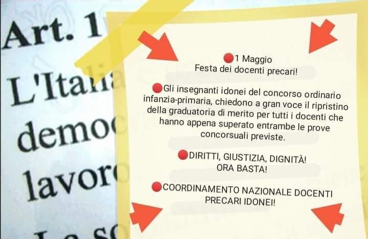ElisabettaTart5's tweet photo. #idoneiordinarioinruolo
#1maggio
@ProfPBianchi @AlfonsoBonafede @mariopittoni @FloridiaBarbara https://t.co/ssNQytCCiN