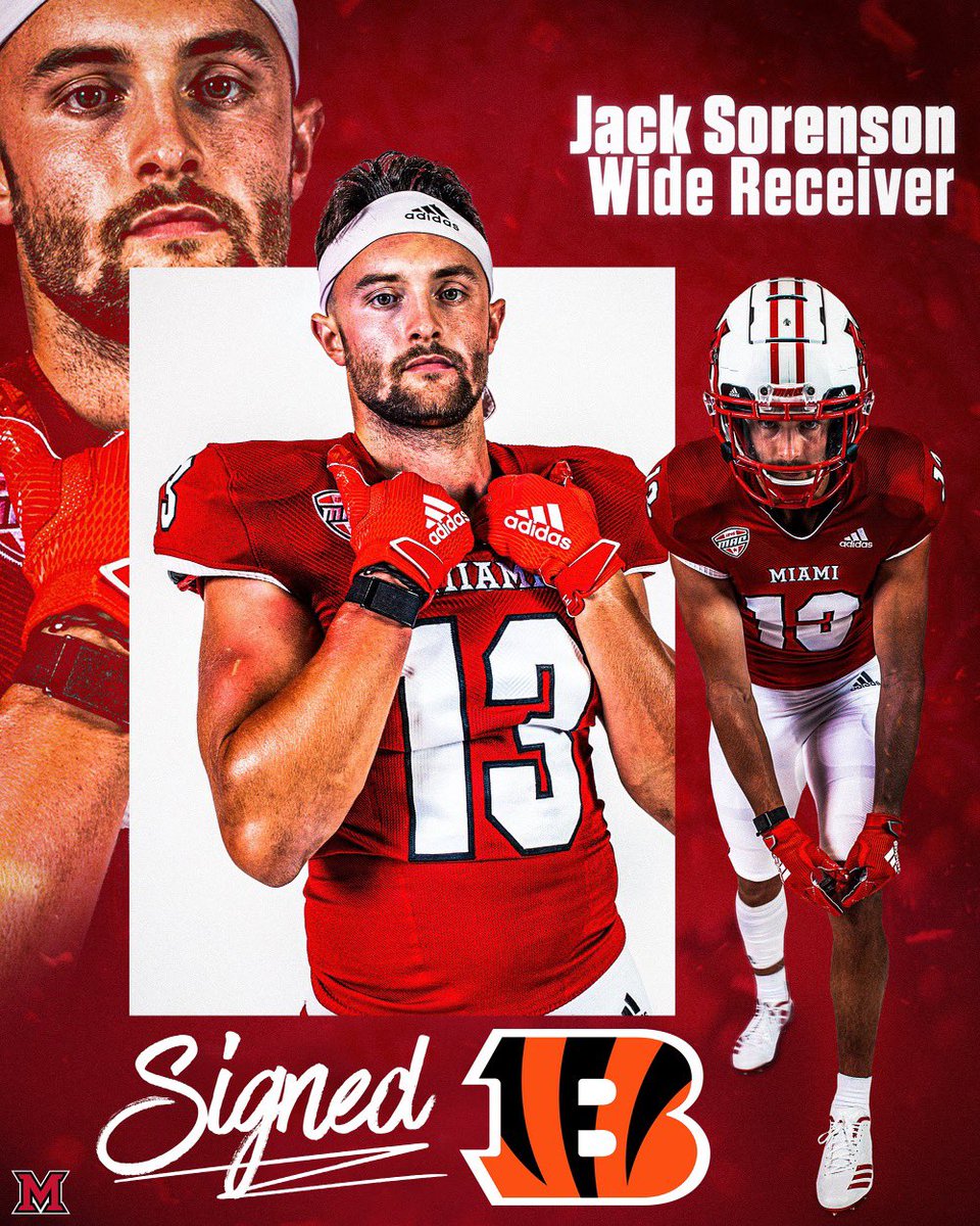 🚨BREAKING NEWS🚨 @jsore13 is signing with the @Bengals ! #RiseUpRedHawks | 🎓🏆