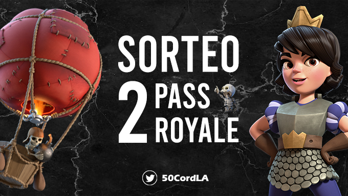 THE | 50 | CORD (@50cordla) on Twitter photo 👑 SORTEO DE 2 PASS ROYALE 👑
Requisitos:
•Seguirnos:
<a href="/50CordLA/">THE | 50 | CORD</a>
•Mencionar a 3 amigos
•Dar🔁y ❤ a este Tweet
•Dar ❤ a nuestro Tweet Fijado
Termina este Martes (03/05/23:59🇵🇪)
¡Mucha suerte a todos! 🔥 👑 SORTEO DE 2 PASS ROYALE 👑
Requisitos:
•Seguirnos:
<a href="/50CordLA/">THE | 50 | CORD</a>
•Mencionar a 3 amigos
•Dar🔁y ❤ a este Tweet
•Dar ❤ a nuestro Tweet Fijado
Termina este Martes (03/05/23:59🇵🇪)
¡Mucha suerte a todos! 🔥