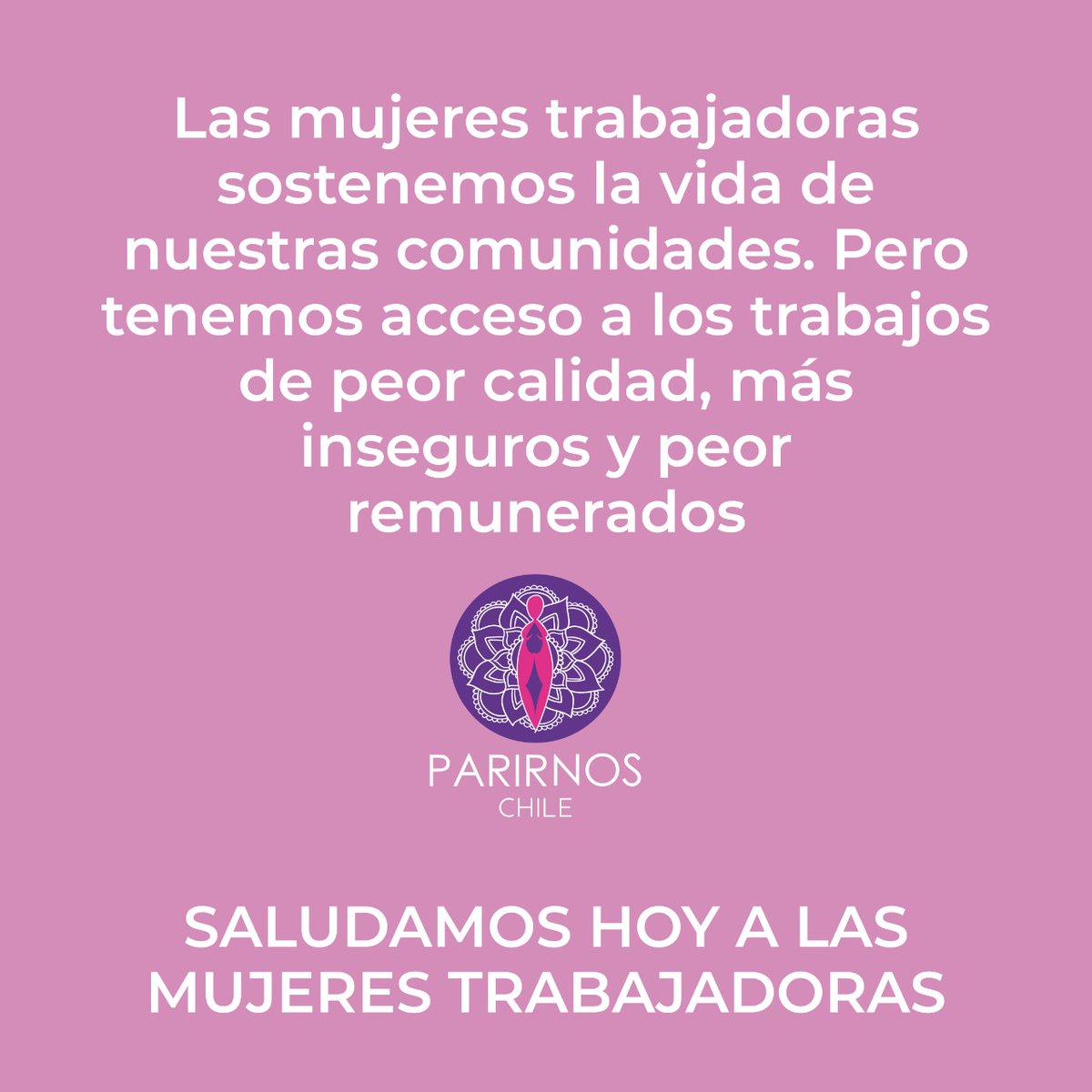 Las mujeres trabajadoras sostenemos la vida de nuestras comunidades pero tenemos acceso a los trabajos de peor calidad, más inseguros y peor remunerados. 

#diainternacional #Diadelatrabajadora #feminista #desigualdad #cuidarestrabajar #madretrabajadora #precariedadlaboral