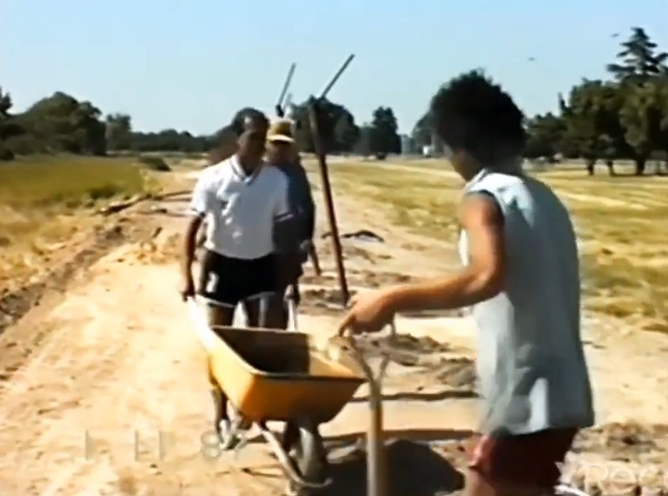 escobasybidones's tweet photo. Un año después de ser Campeón del Mundo agarra una carretilla y se pone a construir el Predio de Ezeiza. La otra cultura. La que le enseñó Zubeldia. La única verdad es trabajar y trabajar. Y dar la vida por la Selección Argentina. https://t.co/CSTt4zqSVK