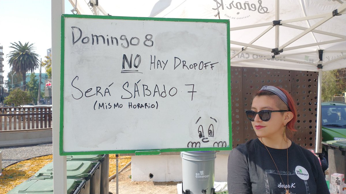 CleteroAmb's tweet photo. Dejando los residuos orgánicos en el punto de #SrCompost en el parque Ramón Cruz les aviso también que el próximo fin de semana estarán el día sábado 07 de Mayo en el mismo lugar hasta las 14:00 horas https://t.co/eQoPfkiy0H