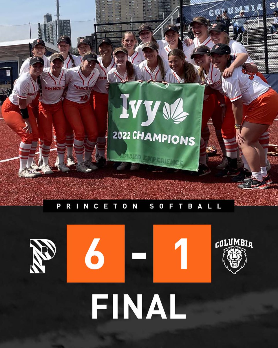 PUSoftball's tweet photo. 📸 The photo says it all.

By the way, you've got plans May 13-14.

See you at Princeton Softball Stadium at Strubing Field for the @IvyLeague Playoff Series! https://t.co/HPviQo85ng