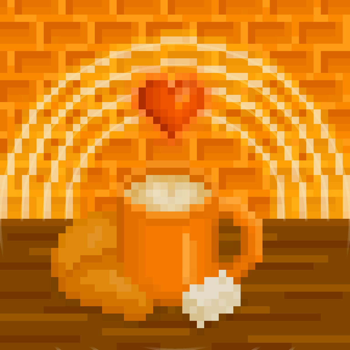 coffeebits_nft's tweet photo. This unique orange CoffeeBits is part of the #PRISMANIA shuffle along with some great pieces from various artists 🌈 Proceeds goes to the Trevor Project 🧡 Starts in ~45mn 

👉https://t.co/2YCtdW17uU https://t.co/nc6WcxDZhD