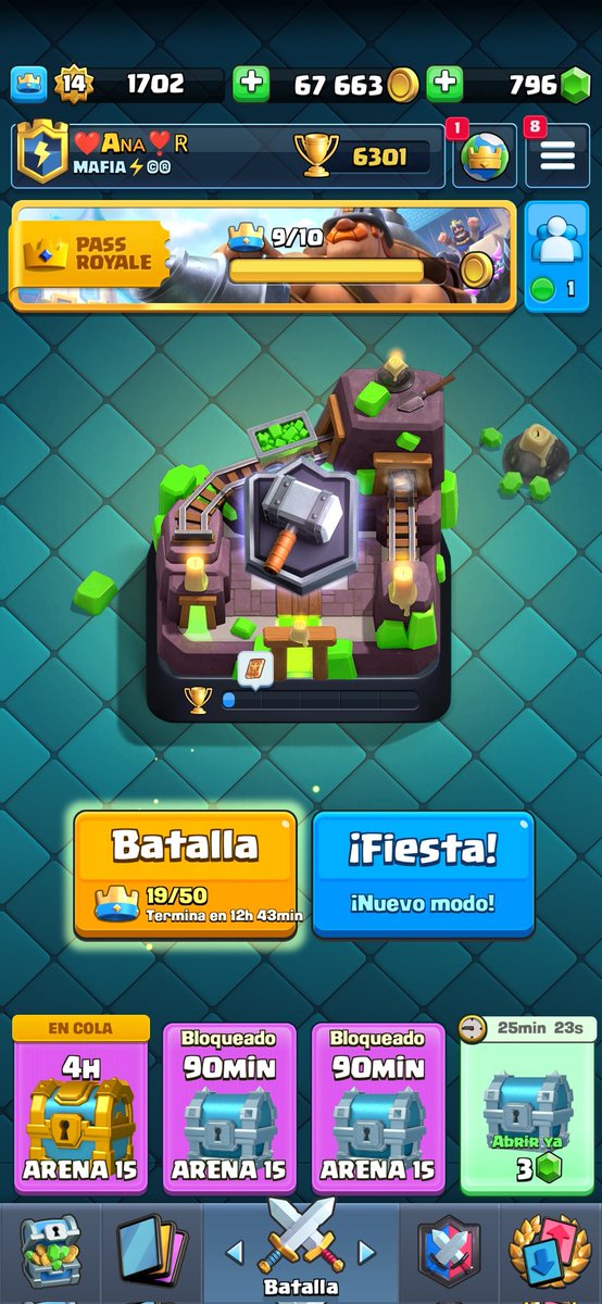 Ahí nomás lo dejaré ya me da flojera subir 😅, ya la próxima temporada si me voy por las 6600 , mucha suerte a todos.😊