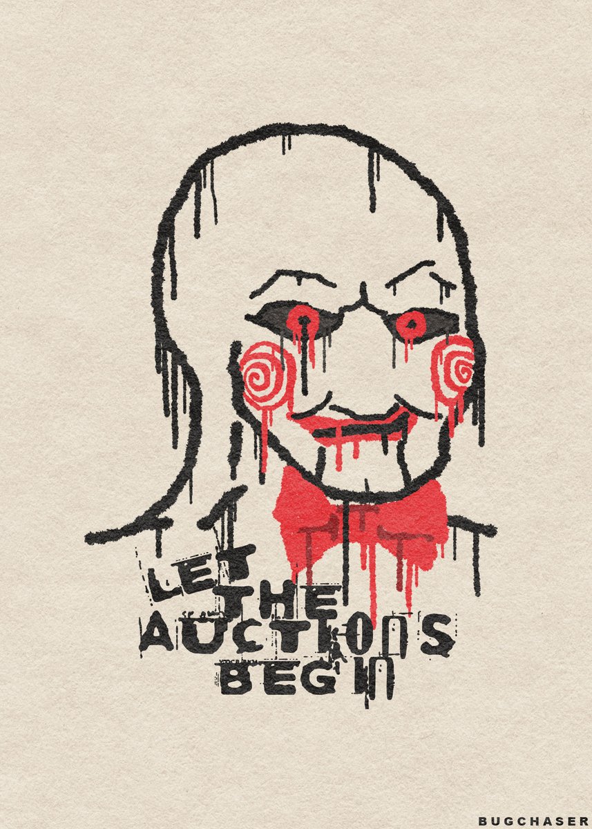 BUGCHASER (@_bugchaser_) on Twitter photo The auctions will begin at 10pm BST
A selection of <a href="/TheWojakWay/">The Wojak Way</a> works from artists including:
<a href="/MondayMotion_/">Monday Motion</a>
<a href="/Pepeinside/">Pep's</a>
<a href="/qqMarro/">Marro</a>
<a href="/ceffieceffie/">ceffie</a>
<a href="/AbstractMirror/">Abstract</a>
And loads more - follow the link below for a full list of pieces.
wojakauction.turboweave.com/wp/ The auctions will begin at 10pm BST
A selection of <a href="/TheWojakWay/">The Wojak Way</a> works from artists including:
<a href="/MondayMotion_/">Monday Motion</a>
<a href="/Pepeinside/">Pep's</a>
<a href="/qqMarro/">Marro</a>
<a href="/ceffieceffie/">ceffie</a>
<a href="/AbstractMirror/">Abstract</a>
And loads more - follow the link below for a full list of pieces.
wojakauction.turboweave.com/wp/
