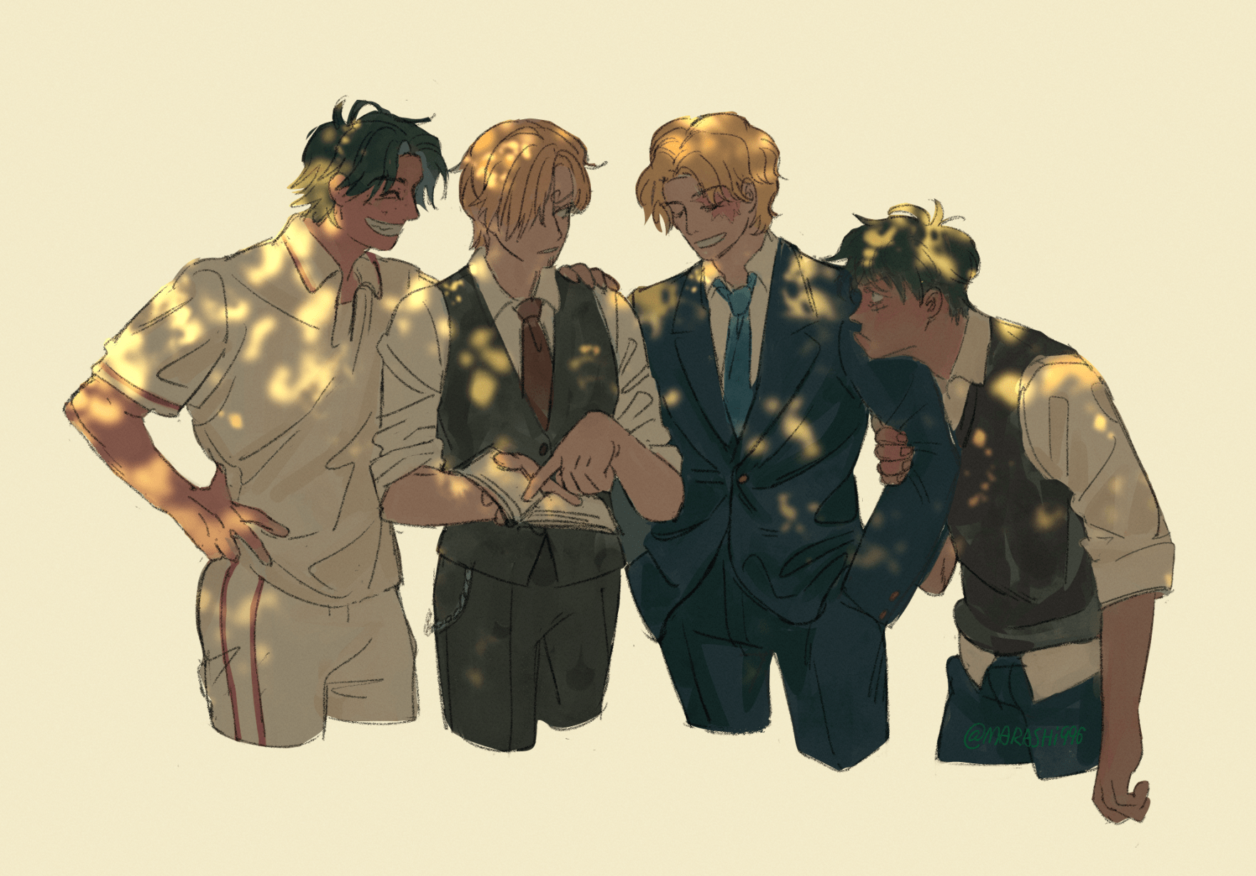 ᴊᴀsᴘᴇʀɪɴᴇ Rt Marashi996 Redraw My Boarding School Au From 18 Title Assl Onepiece ワンピース T Co Huoz2ptnwt Twitter