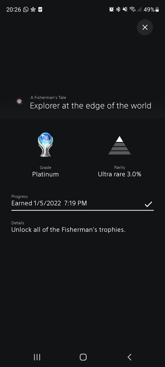 Karlat984's tweet photo. Platinum 124 #FishermansTale

Another VR game from the backlog done and dusted.

This was a short and sweet puzzle game made by the same studio that made Arizona Sunshine 😊

#Playstation #Playstationtrophy #platinumtrophy #PS4 #PSVR https://t.co/nJszbmG1iO