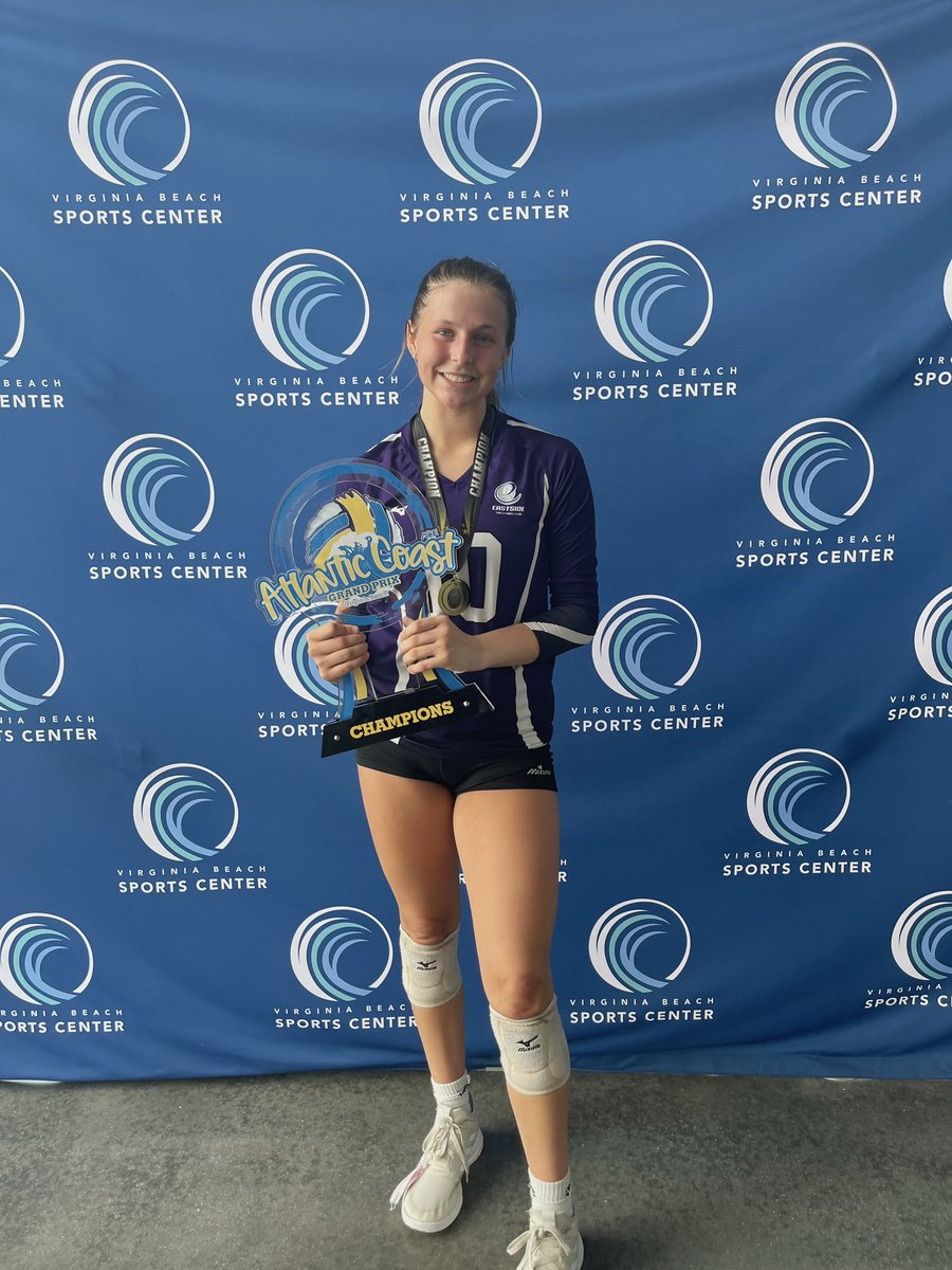 HTVolleyball's tweet photo. Congrats to @ashley_kefauver and her club team for bringing home the gold at the Atlantic Coast Grand Prix this weekend!!! https://t.co/mDkuC8c4MP