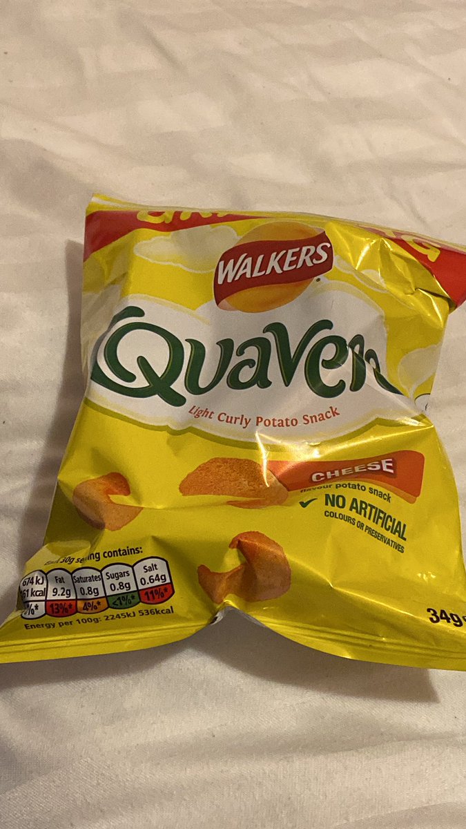 quavers taste test