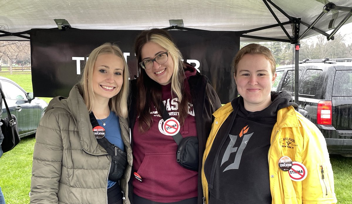 CameronKroetsch's tweet photo. Such good conversations, vibes, and solidarity at today’s May Day event at Gage Park. Also thankful the greenhouse was open. It was such a beautiful refuge from the rain. #HamOnt https://t.co/YGScebtulT