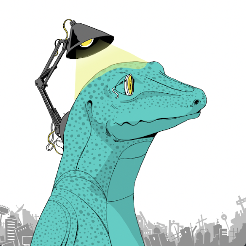GIVEAWAY: opensea.io/assets/0x9048d…

i kyc'd and had a registration hiccup anyway. bummer, but feeling grateful to be day-trading cartoons. what are you grateful for?

hopefully this brightens someone's day. post your address and i'll pick a winner tonight. <a href="/LizardLabNFT/">The Lizard Lab</a>