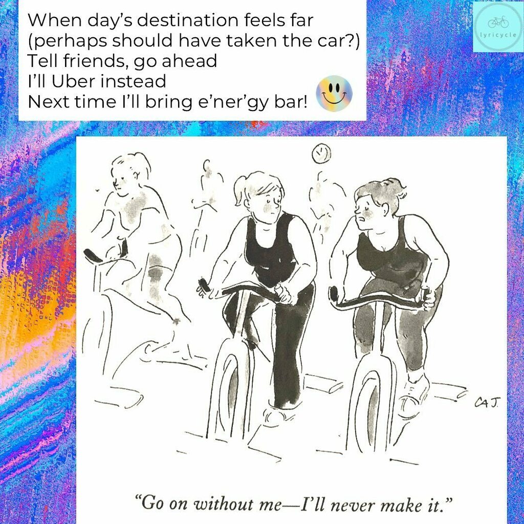 lyricycle's tweet photo. My brother gave me this cartoon from the New Yorker.
#stationarybike #exercisebike #ridebikesbehappy #ridehappy #letsgoforabikeride #bikefun #bikelife #bikelove #bicyclelife #bicyclelove #bikingfamily #happybiker #treadlightlyontheearth #onele… https://t.co/mLHglfzyip https://t.co/l7Bnh16vw8