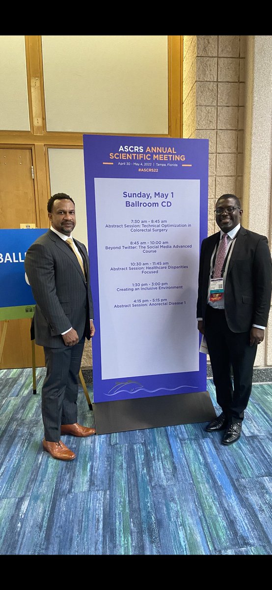 Honored to discuss creating inclusive environments at #ASCRS22. Thanks for the invite Dr. Jonathan Laryea